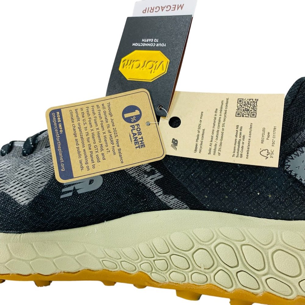 New Balance Fresh Foam X Hierro v7 Grey, New Men's Trail Running Shoes MTHIERK7 - Picture 7 of 8